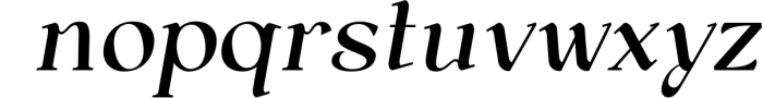 Modern Display Serif Font - Melian Kingsley Font LOWERCASE