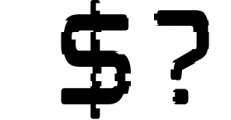 Mokoto Glitch Typeface 1 Font OTHER CHARS