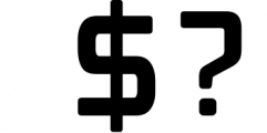 Mokoto Glitch Typeface Font OTHER CHARS