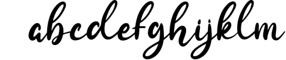 Moliantha - Script Calligraphy Font 2 Font LOWERCASE