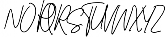 Molita Signature Script Font Font UPPERCASE