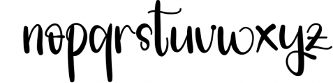 Momentum | Modern Handwritten Font Font LOWERCASE