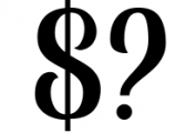 Monabelia Typeface 1 Font OTHER CHARS
