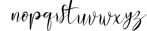 Monalissa Font LOWERCASE