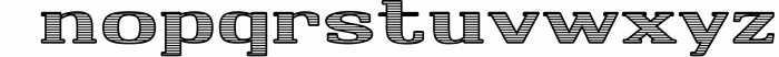 Monarch North Slab Serif 1 Font LOWERCASE