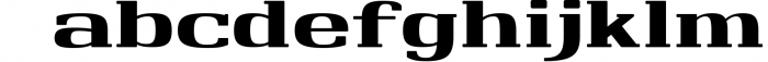 Monarch North Slab Serif Font LOWERCASE