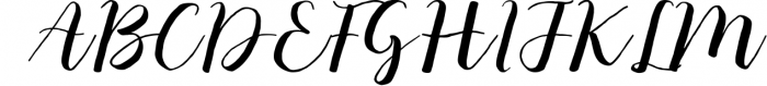 Monatia - Elegant Script Font UPPERCASE