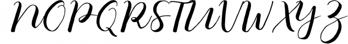 Monatia - Elegant Script Font UPPERCASE