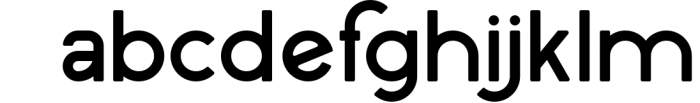 Moncorna Futuristic Sans Serif Font Font LOWERCASE