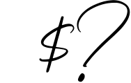 Monday Sunny - Handwritten Script Font 1 Font OTHER CHARS