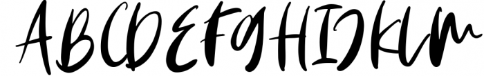Monday Vibes - Handwritten Font Font UPPERCASE