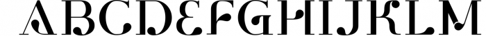 Monica | Modern Serif font Font UPPERCASE