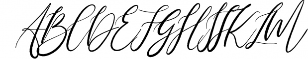Monlea - Handwritting Script Font UPPERCASE