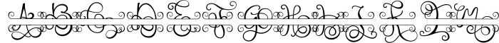 Monogram Handwriting font family 11 Font UPPERCASE