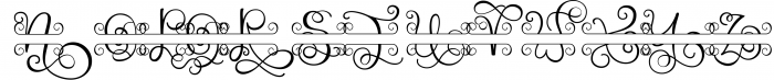 Monogram Handwriting font family 11 Font LOWERCASE