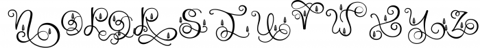 Monogram Handwriting font family 14 Font LOWERCASE