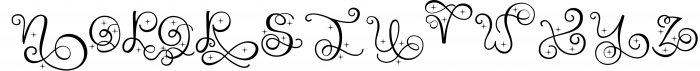 Monogram Handwriting font family 4 Font LOWERCASE