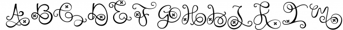 Monogram Handwriting font family 9 Font LOWERCASE
