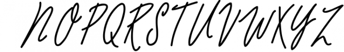 Monoline Signature script - de Novembre Font UPPERCASE