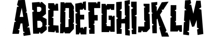 Monolith Typeface Font LOWERCASE