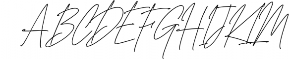 Monstera Signature Monoline Font UPPERCASE