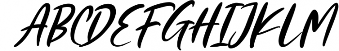 Monstores Fancy Signature Script Font 1 Font UPPERCASE