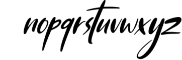 Monstores Fancy Signature Script Font 1 Font LOWERCASE