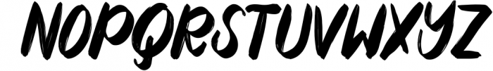 Montego Bay - Handwritten Brush Font Font UPPERCASE