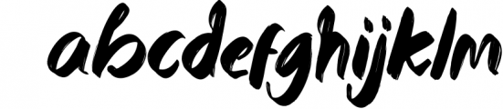 Montego Bay - Handwritten Brush Font Font LOWERCASE