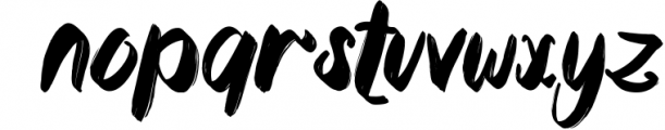 Montego Bay - Handwritten Brush Font Font LOWERCASE