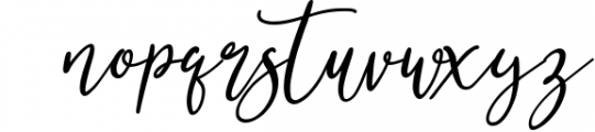 Montosal Signature Script Font Font LOWERCASE