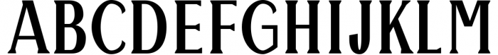 Montrell Serif Typeface 2 Font UPPERCASE