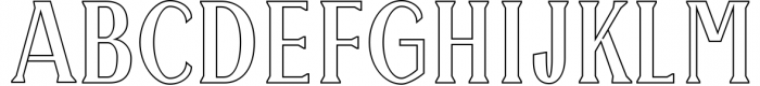 Montrell Serif Typeface 4 Font UPPERCASE