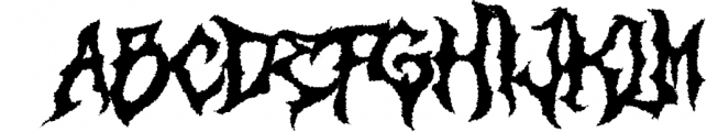 Monumental Purgatory - 3 Awesome Deathmetal Fonts Font UPPERCASE