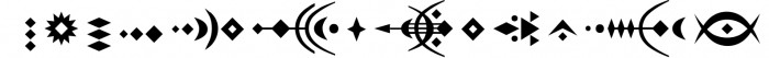 Moonwild - Celestial Font & Symbols Font LOWERCASE