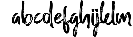 Mordibella - Brush Font Font LOWERCASE