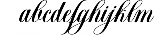 Moritza Script - Extra Ornament Font LOWERCASE