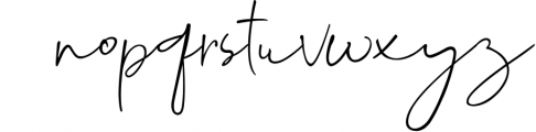 Morosyot Script Signature Font LOWERCASE