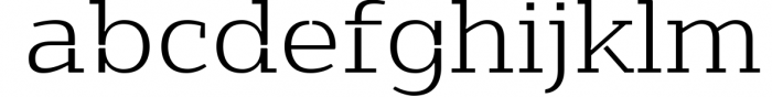 Morour Typeface 3 Font LOWERCASE
