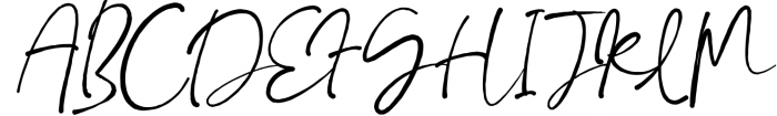 Mosast Modern Handwritten Font Font UPPERCASE