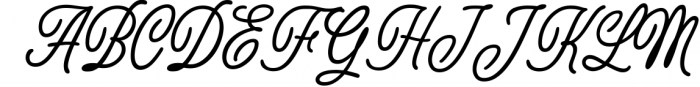 Mostergalle - Script Font Font UPPERCASE