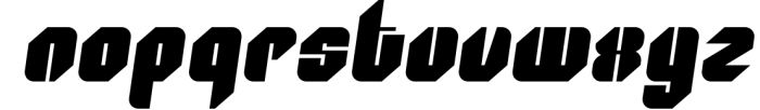 Motorific Font LOWERCASE