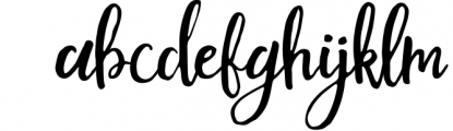Mouley - lovely script brush 1 Font LOWERCASE