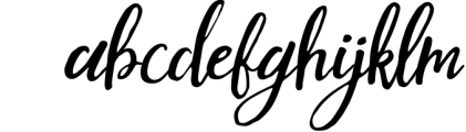 Mouley - lovely script brush Font LOWERCASE