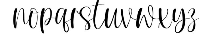 Mountain Side - A Lovely Handwritten Font Font LOWERCASE