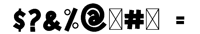 MO Kidspace Trial Font OTHER CHARS