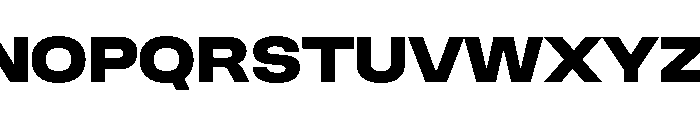 MODERNIZ Font LOWERCASE