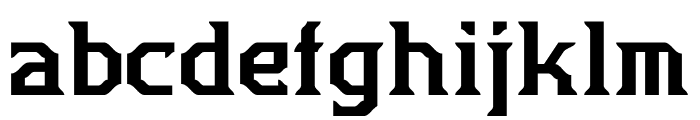 MONSTER FIGHTER Font LOWERCASE