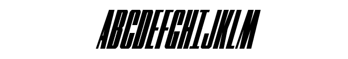 MOON Runner Condensed Italic Font UPPERCASE