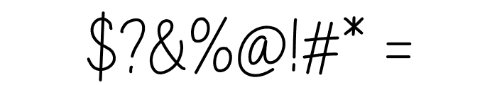 MORNING NEIGHBOR Font OTHER CHARS